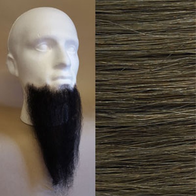 Long Chin Beard Colour 17 - Dark Ash Blonde Human Hair BMN