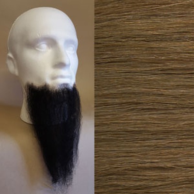 Long Chin Beard Colour 27 - Light Auburn Human Hair BMO
