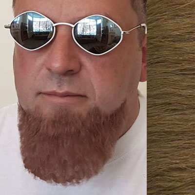 Chin Beard Colour 27 - Light Auburn Human Hair BMO