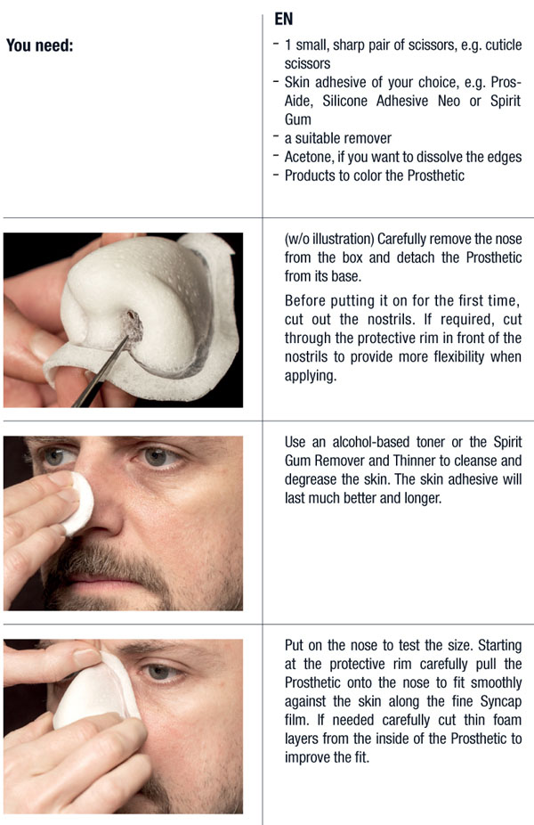 How to Apply Your Titania False Nose Pt1