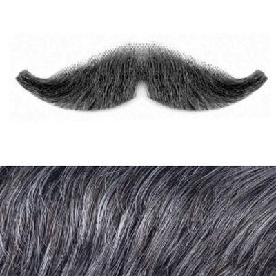 Military Moustache Colour 350 - Mid Grey with Silver Grey BMY