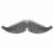 Military Moustache Colour 1b - Black - Human Hair - BMB - view 4