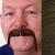 Chang Moustache Colour 8 - Medium Brown Human Hair BMI - view 1