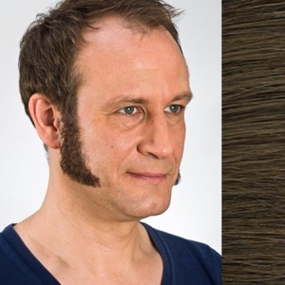 Theatrical Sideburns 09222 Brown