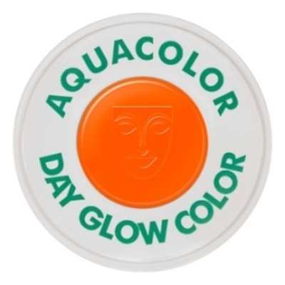 Aquacolor Orange UV Dayglow Make Up - 30ml