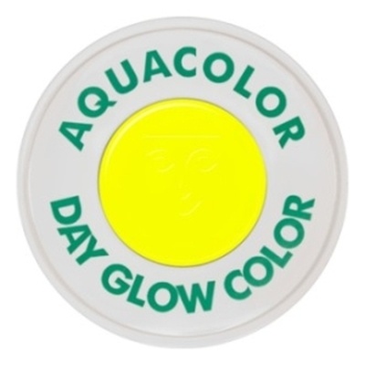 Aquacolor Yellow UV Dayglow Make Up - 30ml