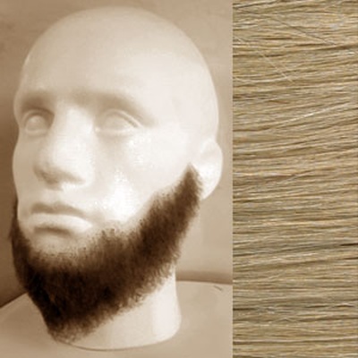Full Beard Colour 16 - Medium Blonde Human Hair BMM