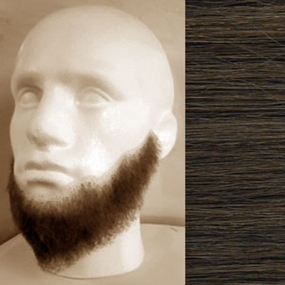 Full Beard Colour 6 - Brown - Human Hair - BMG