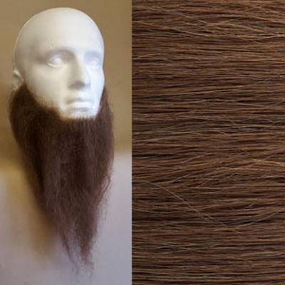 Long Full Beard Colour 29 - Auburn - Human Hair - BMP