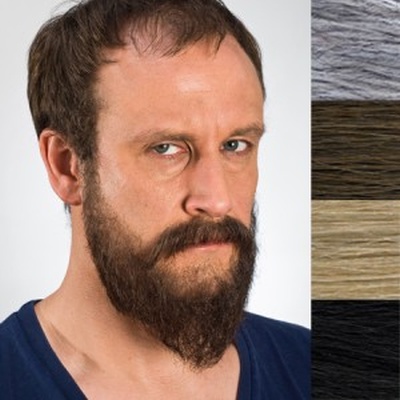 Full Character Beard Medium Brown- Realistic no Perfect for Theater! 100% Human Hair 2024 
