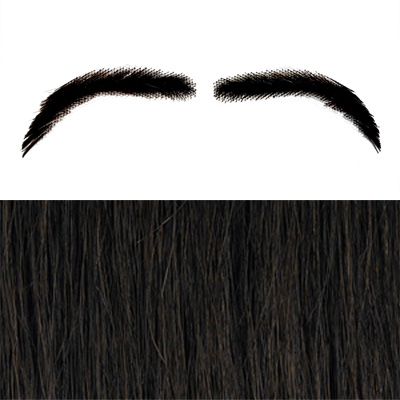Eyebrows Style 4 Colour 4 - Brown - Standard Size