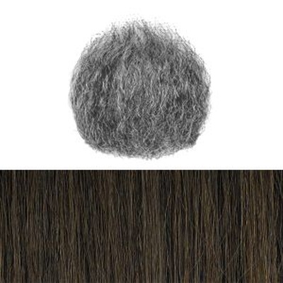 Theatrical Goatee Beard Colour 6 - Brown - Human Hair - BMG