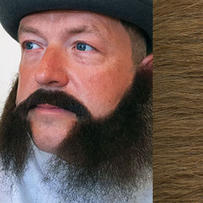 Side Whiskers Beard & Moustache Colour 27 - Light Auburn BMO