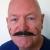 Moustache Style 'J' Colour 8 - Medium Brown Human Hair BMI - view 2