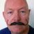 Moustache Style 'J' Colour 8 - Medium Brown Human Hair BMI - view 3