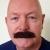Regular Moustache Colour 13 - Dark Auburn Human Hair BML - view 3