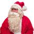 Father Christmas Wig Beard & Moustache Set Colour 60 - Silver Grey - BMW - view 1