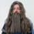 Hagrid Beard & Moustache Colour 8 Brown - Synthetic Hair - BMI - view 4