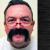 Jason King Moustache Colour 2 - Dark Brown Human Hair BMC - view 1