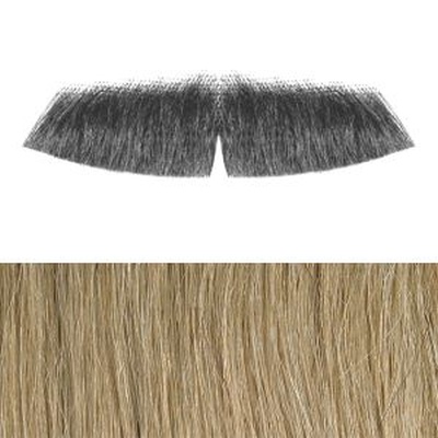Regular Moustache Colour 16 - Medium Blonde Human Hair BMM 