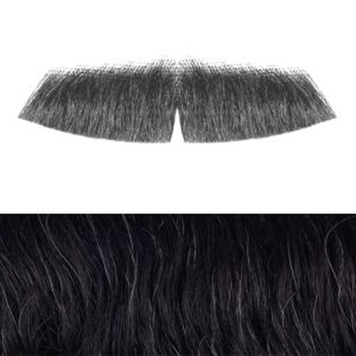 Regular Moustache Colour 1b20 - Black with 20% Grey - BMZ 