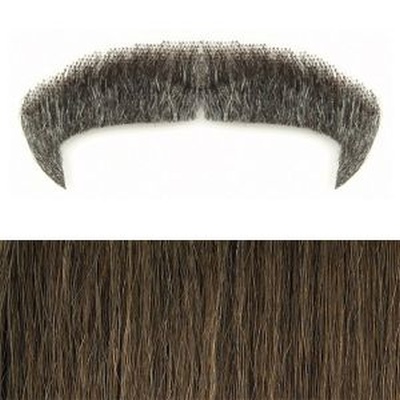 Viva Sapata Moustache Colour 12 - Light Brown Human Hair BMK