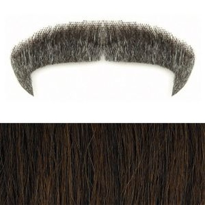 Viva Sapata Moustache Colour 5 - Brown - Human Hair - BMF