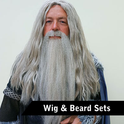 Wig, Beard & Moustache Sets
